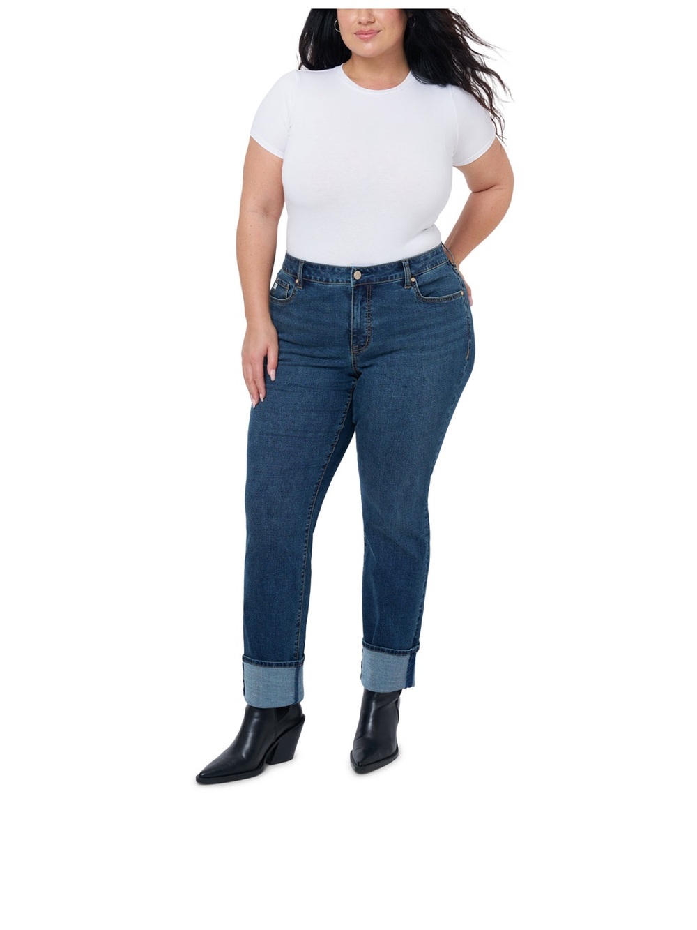 Seven7 Women's Dark Blue Jeans